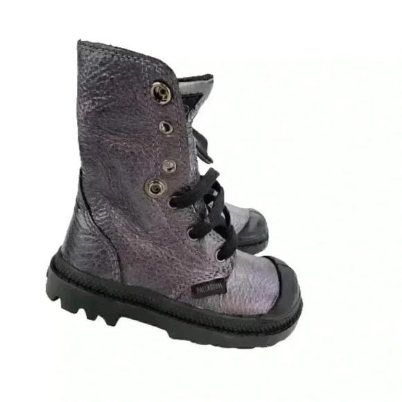 Palladium Baggy Ml Zip Hiking Boots Boy's Toddler Size 4 - Picture 5 of 9